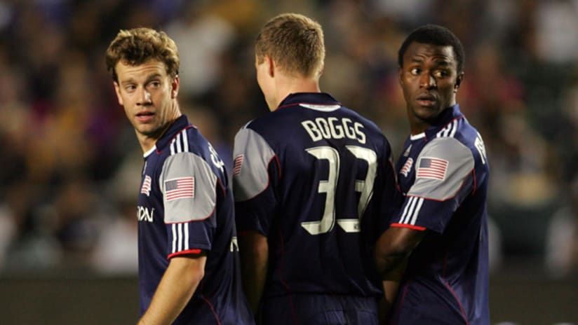 Zach Schilawski and Zak Boggs were two of three Revs rookies to play in LA