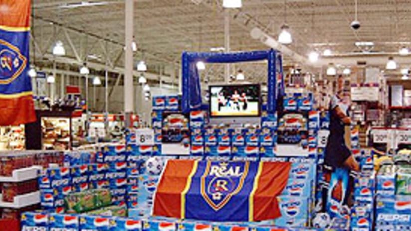 Sam's Club is a supporting sponsor of the Real Madrid game.