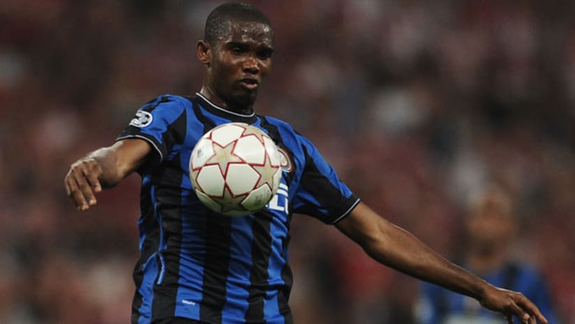 Samuel Eto'o has won two straight European Cups and is fresh off the 2010 World Cup.