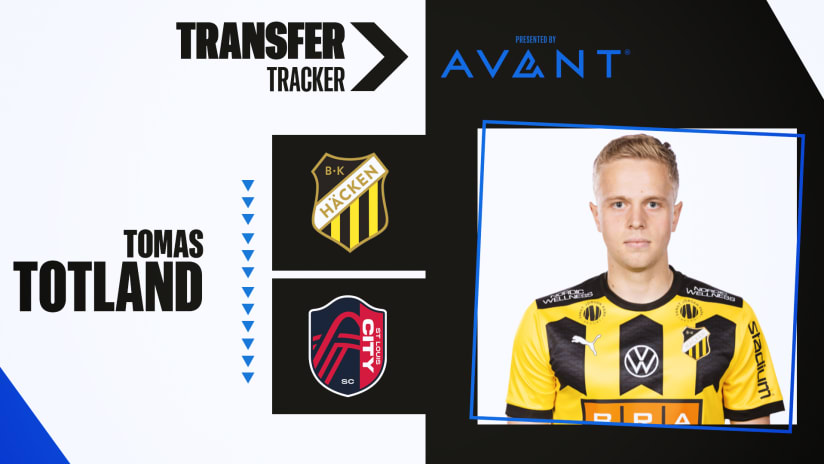 Tomas Totland - transfer - Hacken to St. Louis