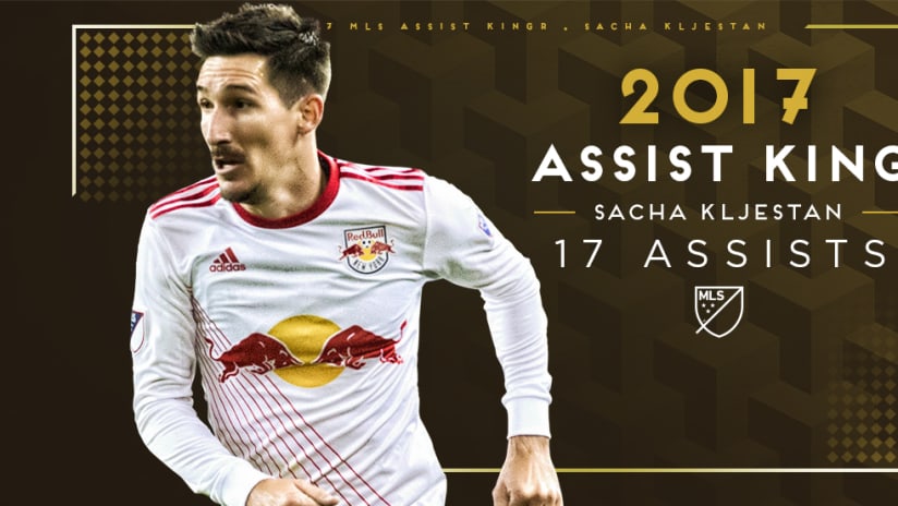 2017 MLS Assist King - Sacha Kljestan