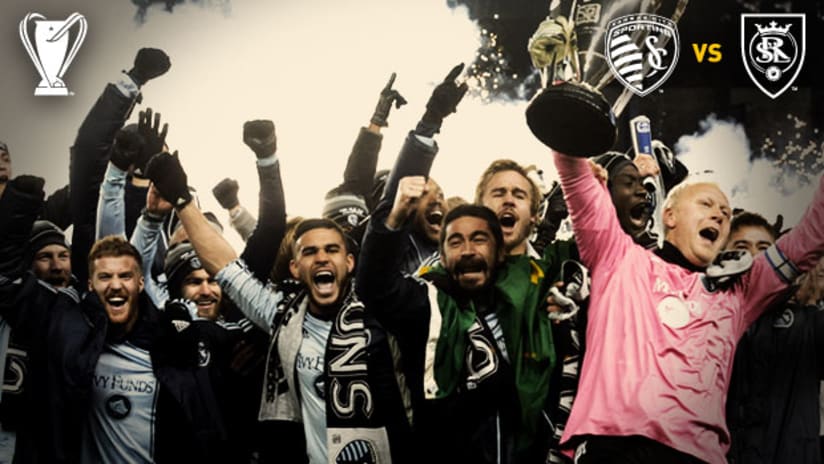 Sporting KC celebrate winning the MLS Cup vs. Real Salt Lake.