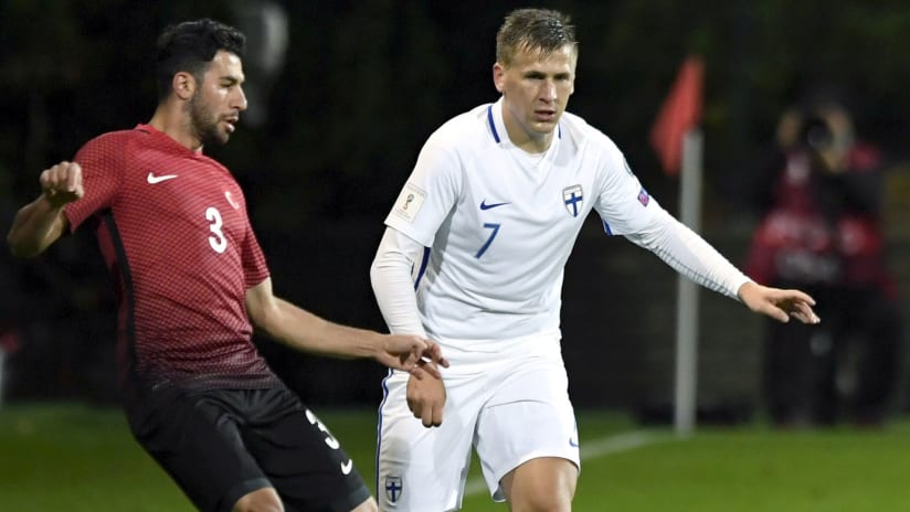 Robin Lod - Minnesota United target - in action for Finland