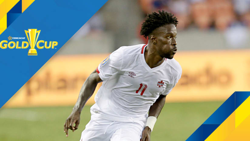 Gold Cup overlay: Tosaint Ricketts - Canada - top half close up