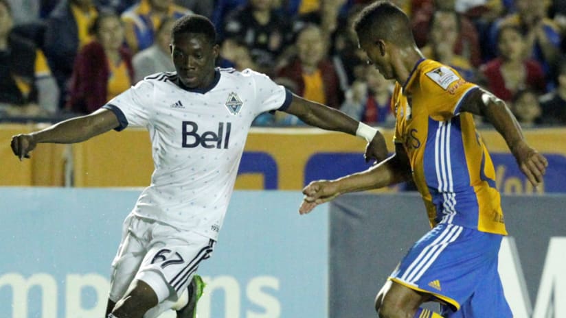 Alphonso Davies - Vancouver Whitecaps - vs. Tigres in CONCACAF Champions League