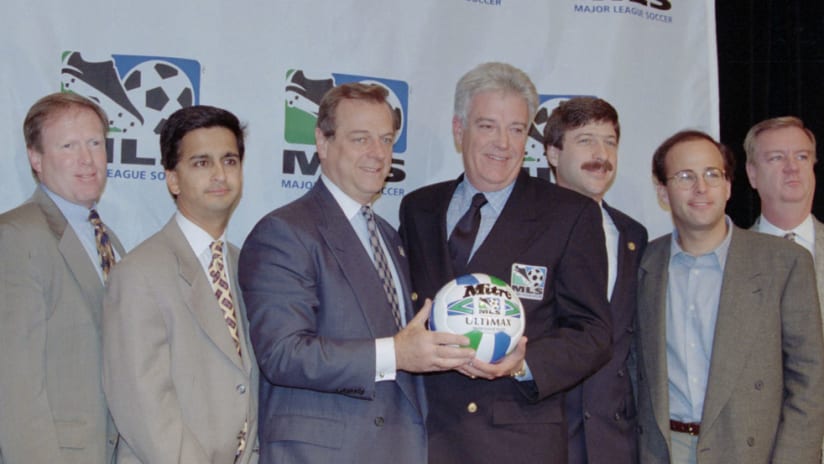 MLS 1996 first game photo