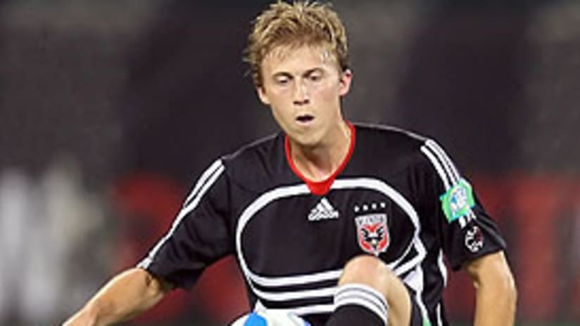 Brian Carroll scored D.C. United's first goal on Tuesday against FIU.