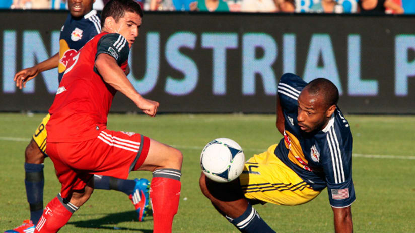 Logan Emory and Thierry Henry - June 30, 2012