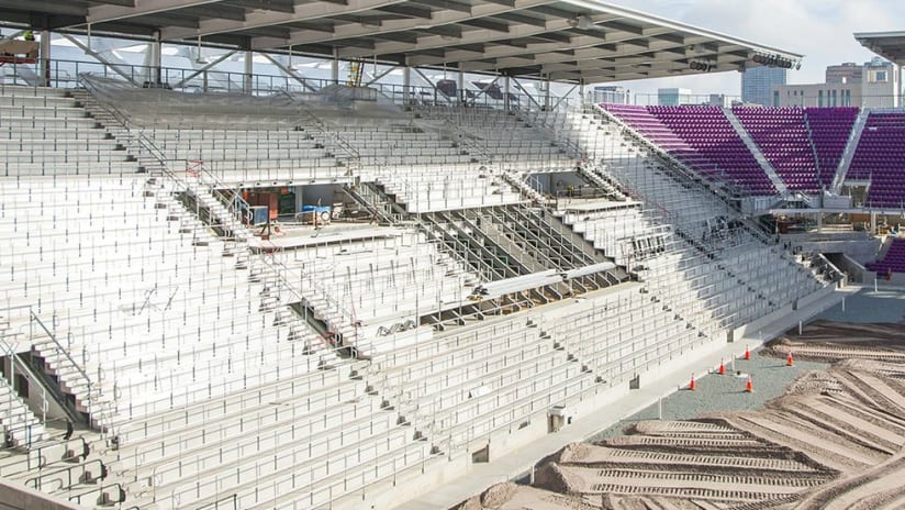 The Wall - Orlando City - stadium - construction