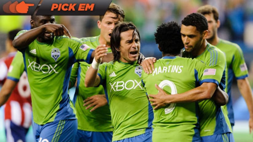 Pick 'Em: MLSsoccer.com editors pick Week 24, Seattle celebrate