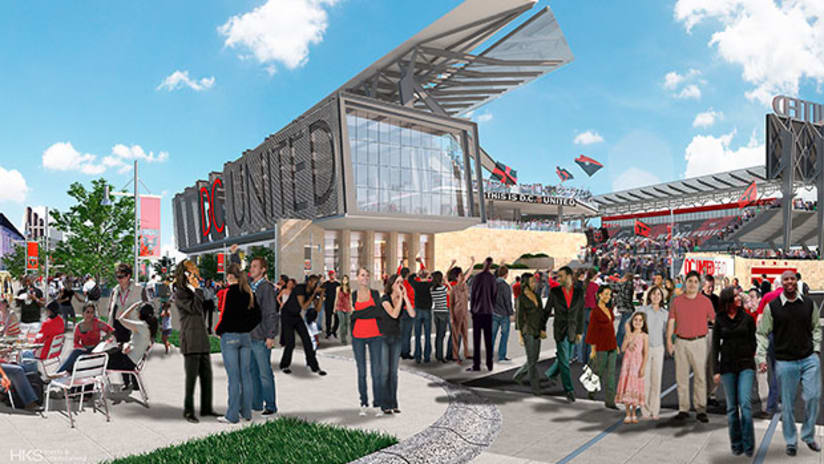 D.C. United stadium rendering - day