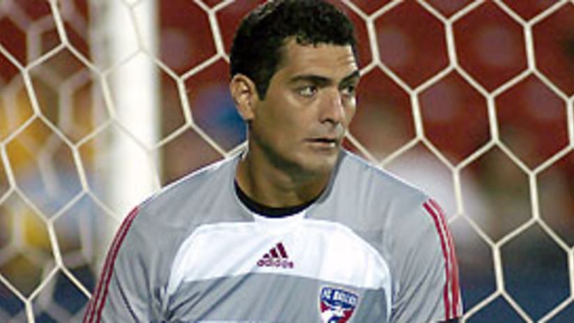 Dario Sala can't wait to get back to work in the FC Dallas goal.
