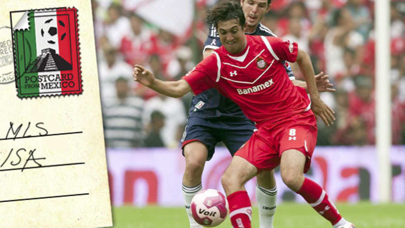 Postcard: Toluca midfielder Diego de la Torre