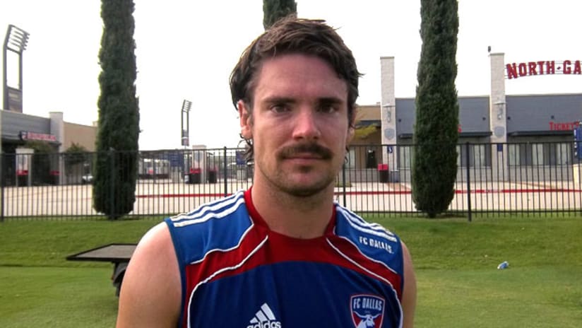 Heath Pearce says his new mustache was a decision for some "sophistication" for his 26th birthday.