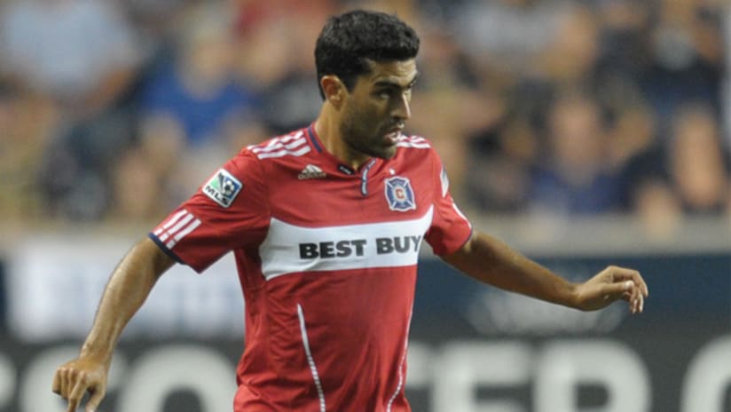 Chicago's Nery Castillo didn't train with the team on Wednesday or Thursday due to a hamstring injury.