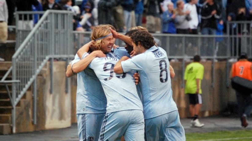 Sporting KC routed New England 5-0.