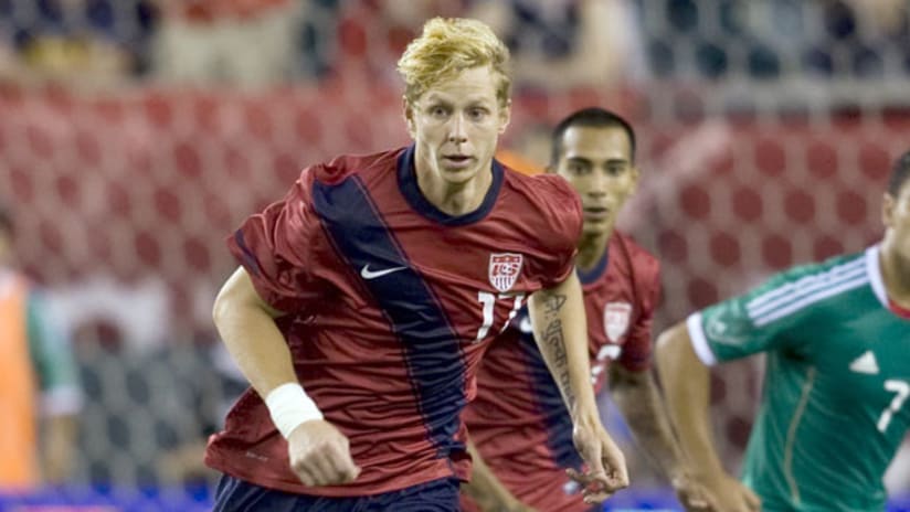 Brek Shea with the US national team.