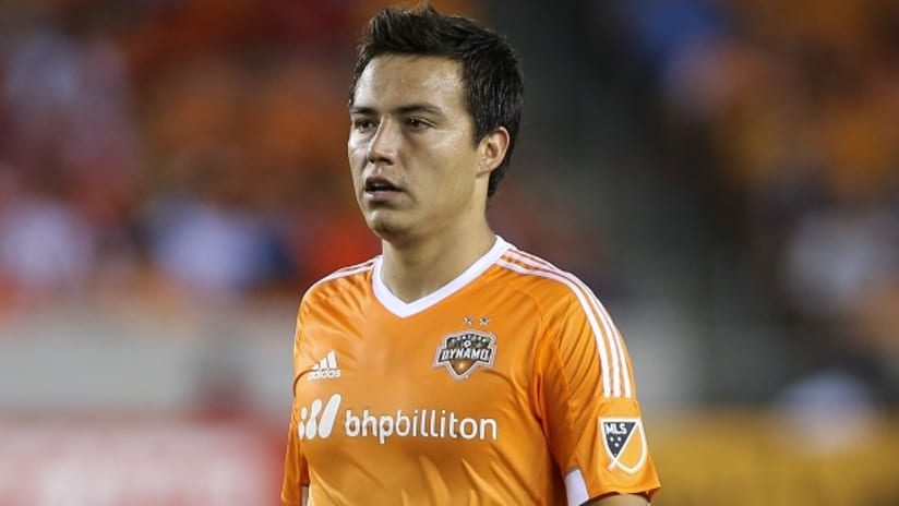 Cubo Torres in action with the Houston Dynamo
