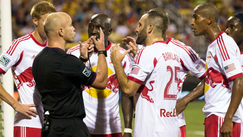 Red Bulls object to call in Columbus