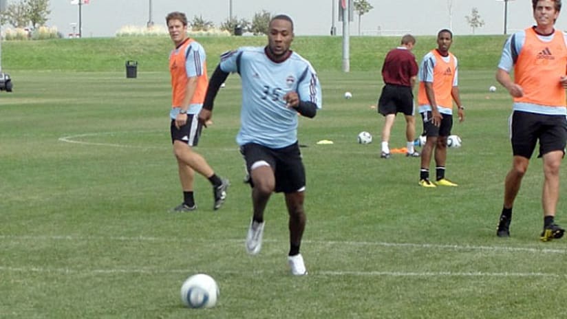 Former PSG youth-product striker Yoann Arquin was in Rapids camp last week.