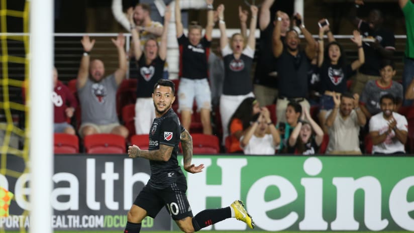 Luciano Acosta – DC United – Celebrates goal