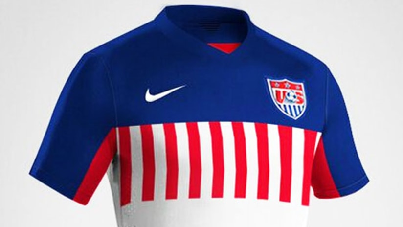 An image of a new USMNT jersey began making the rounds in April 2015