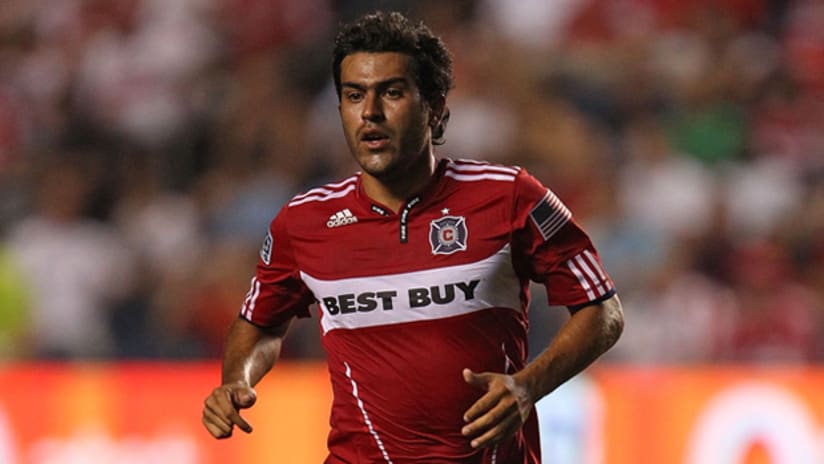 Chicago Fire Designated Player Nery Castillo admits he's out of shape after a two-month layoff and no preseason.