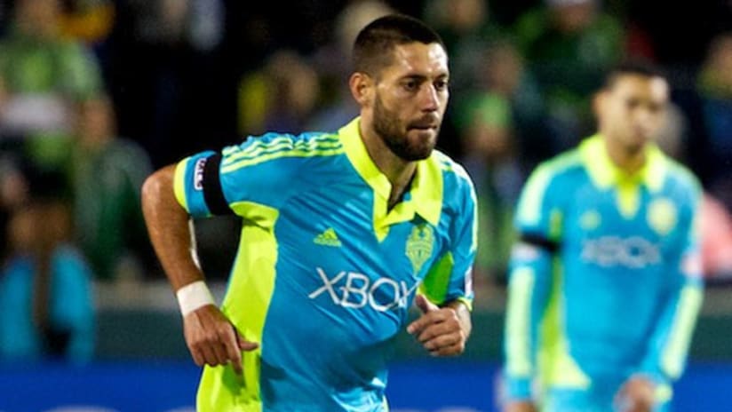 Seattle's Clint Dempsey during the loss at Portland