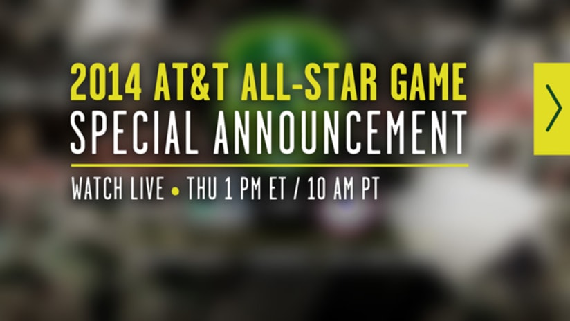 2014 AT&T MLS All-Star Game: Special Announcement
