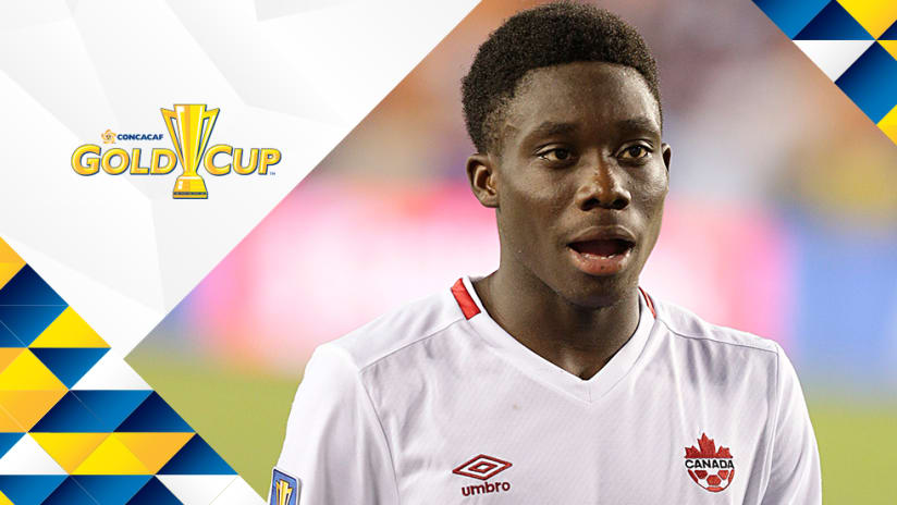 Alphonso Davies - Canada national team - Gold Cup overlay