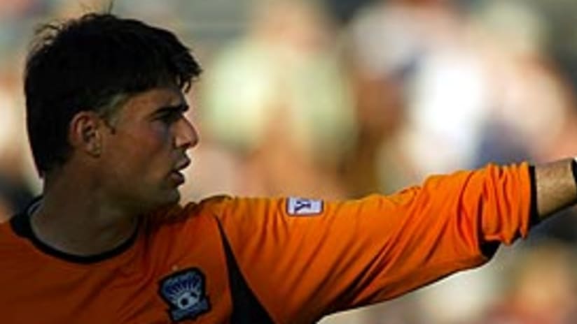 Quakes 'keeper Pat Onstad notched a club record nine shutouts in 2003.