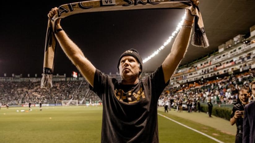 Will Ferrell - fires up LAFC fans ahead of CCL clash in Leon