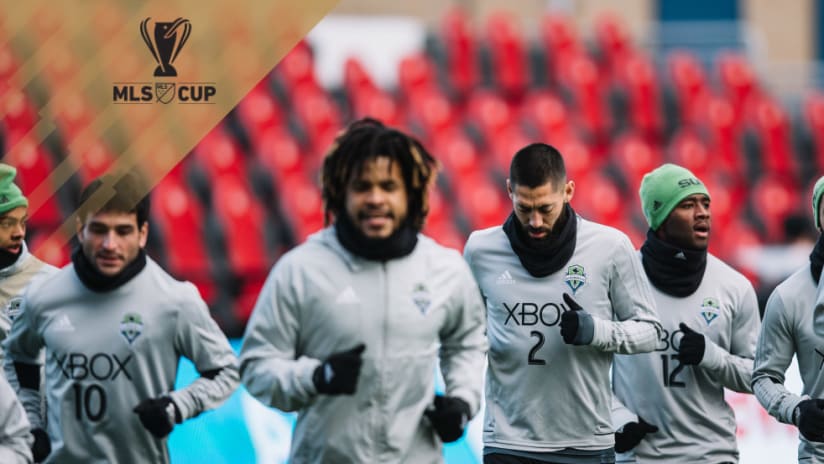 MLS Cup - 2017 - Training Seattle - team