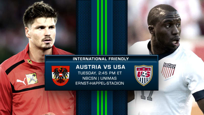 Austria vs. USA friendly DL