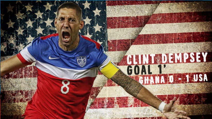 World Cup: Clint Dempsey, Ghana 0-1 USA