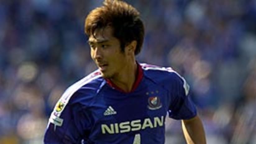 Yokohama F. Marinos feature Japanese Olympic team defender Daisuke Nasu.