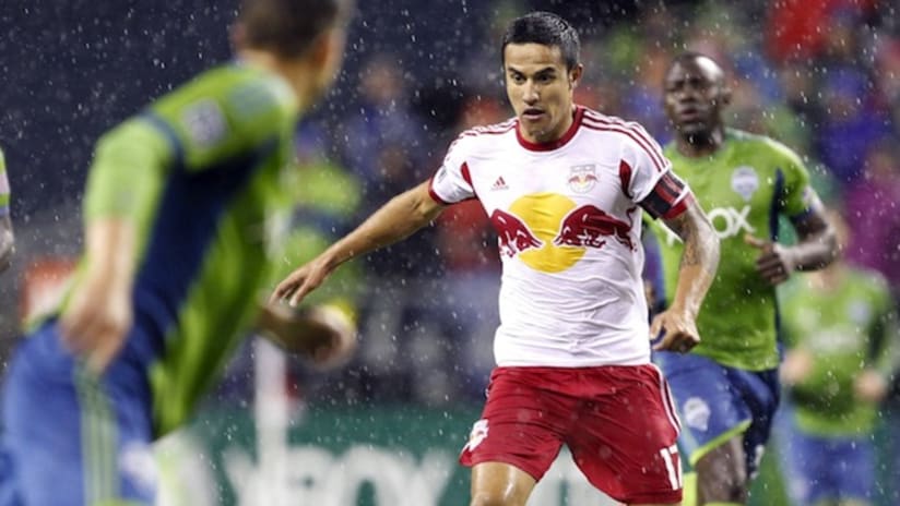 Tim Cahill in action against Seattle