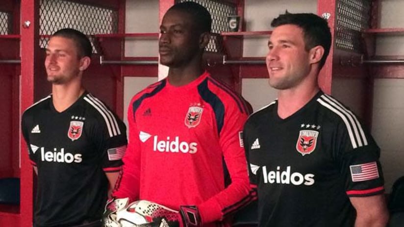 DC United's new 2014 jersey including jersey sponsor