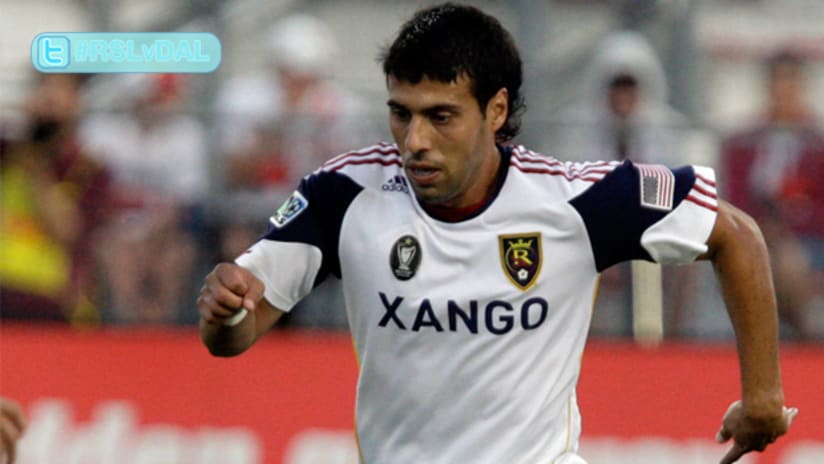 Real Salt Lake's Javier Morales will miss the Western Conference semifinal second leg against FC Dallas on Saturday.