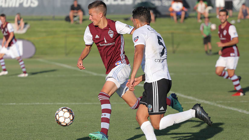 Cole Bassett - Colorado Rapids - Homegrown signing in academy action