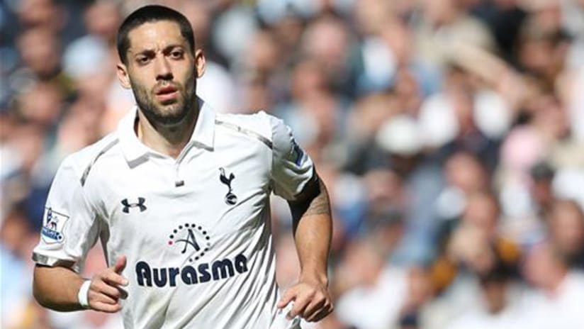 Clint Dempsey with Tottenham