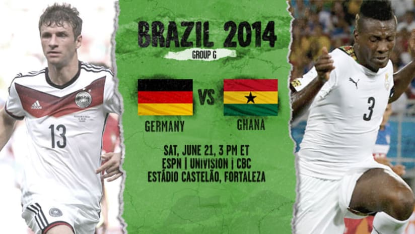 Germany vs. Ghana, World Cup Preview