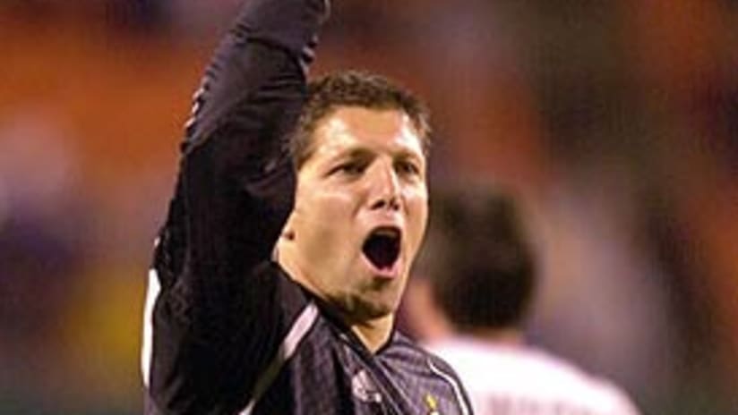 Tony Meola made a triumphant return for the Wizards in winning the Open Cup.