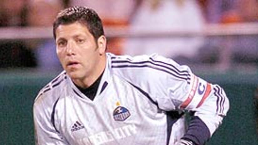 Tony Meola returned to the Wizards' lineup for Wednesday's U.S. Open Cup Final win.