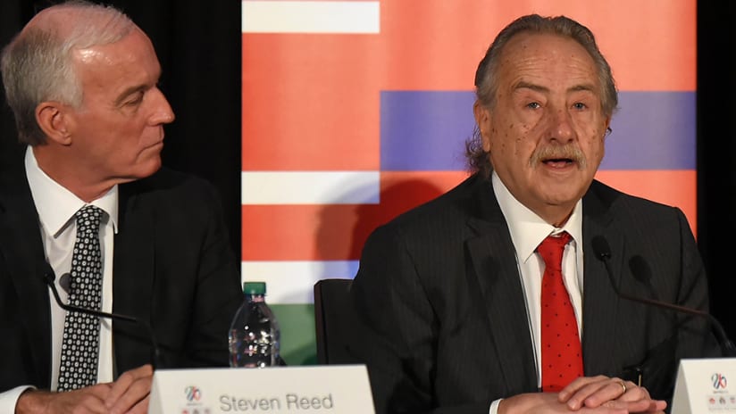 Steven Reed, Decio de Maria - Canada Soccer, Mexican federation - United Bid co-chairs