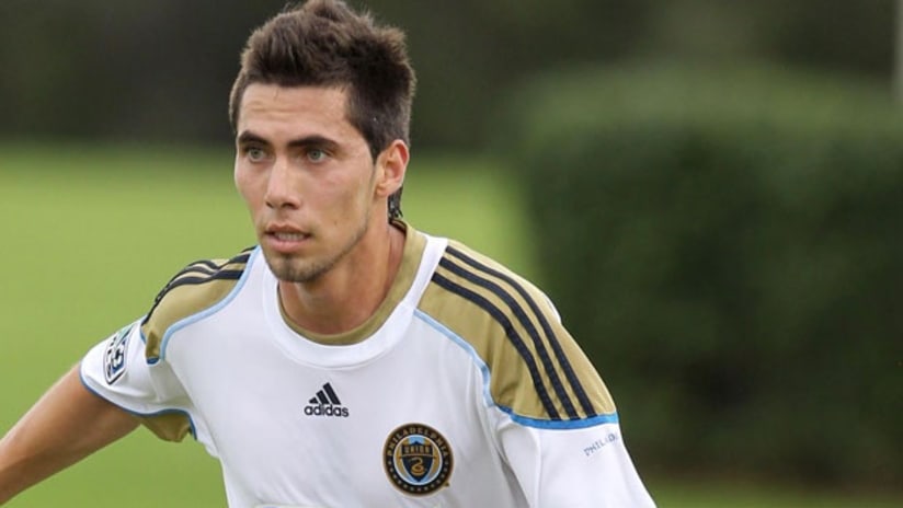 The Union's Gabriel Farfan is struggling with an injury that's keeping him out of the Philly lineup.