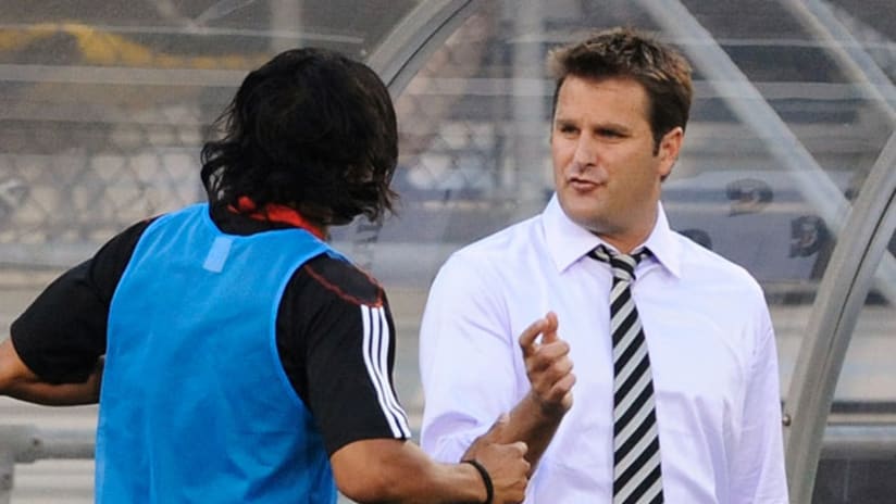 Curt Onalfo (right) and D.C. United have little time to rest with Saturday's match looming.