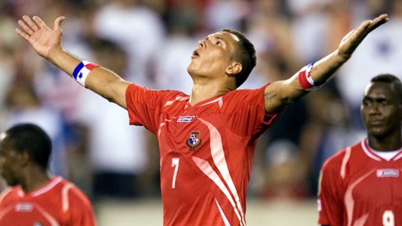 Panama star striker Blas Perez