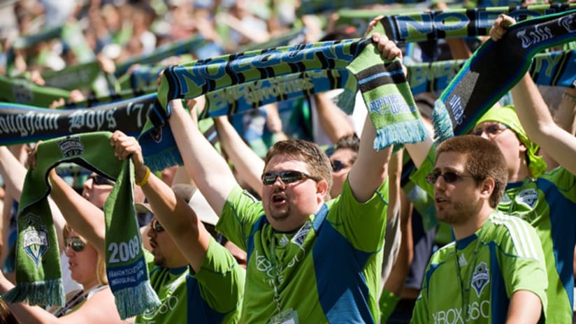 The Union are expecting a wild weclome at Seattle's Qwest Field on Thursday night