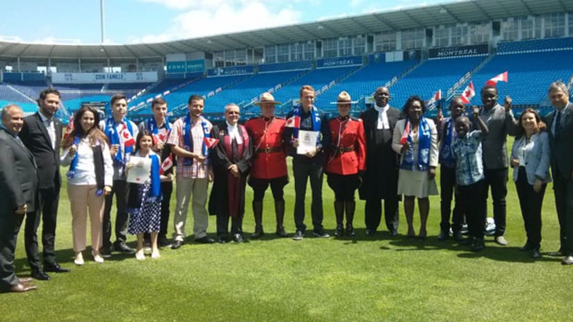 Wandrille Lefevre, Montreal Impact, becomes a Canadian citizen